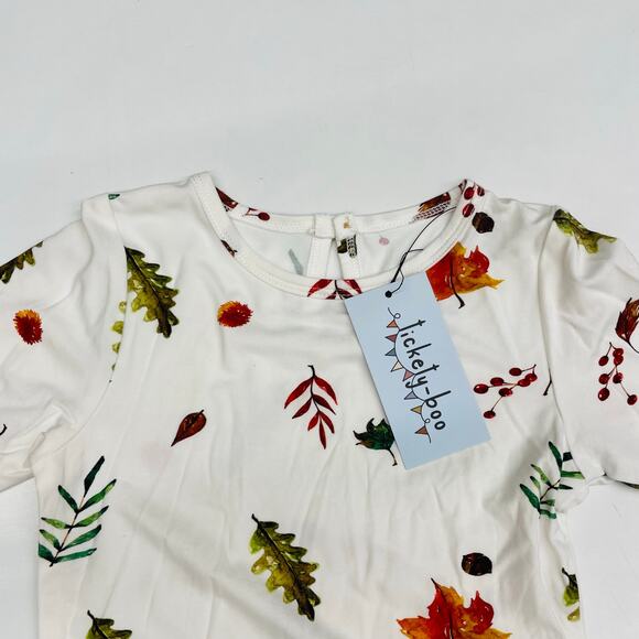 NWT Tickety-boo 6-9M Autumn Leaves Tunic Dress - Picture 3 of 6